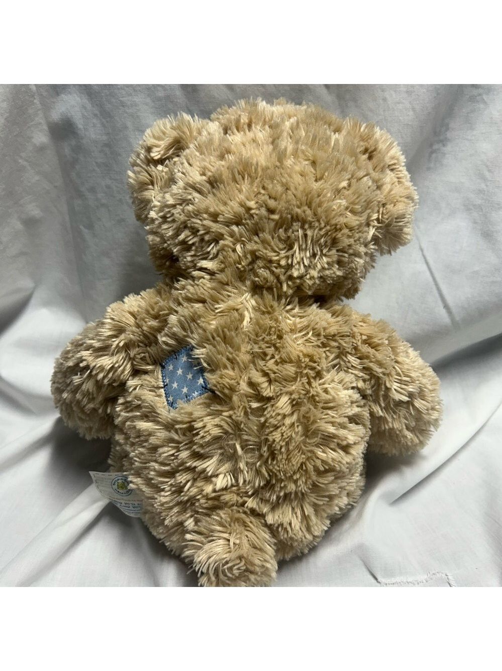 Build-A-Bear Tan Patchwork Patches Quilt Teddy Bear Plush Stuffed Toy 16" - Picture 5 of 15